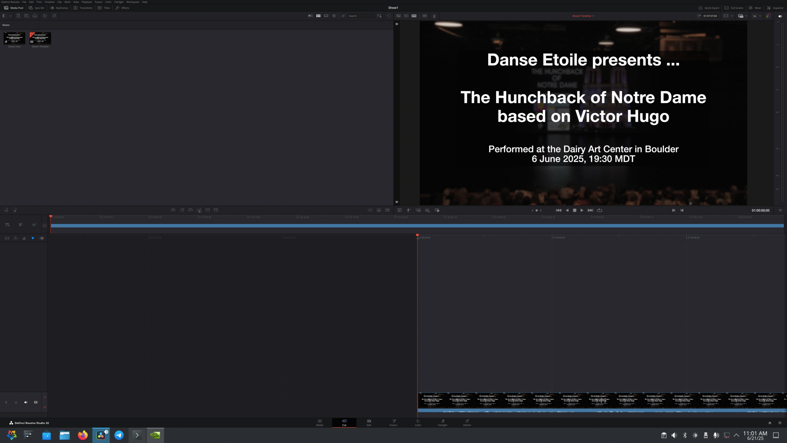 DaVinci Resolve 20 on AlmaLinux 10 using NVIDIA GPU